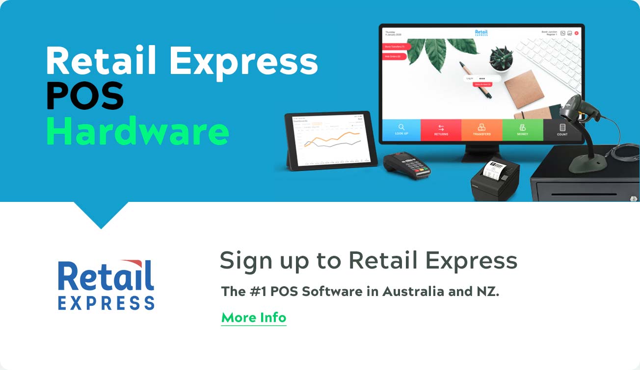 Retail Express POS Hardware. Click for more information.
